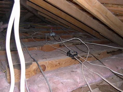 attic junction box mounting|junction box in attic code.